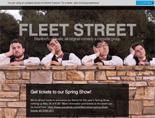 Tablet Screenshot of fleetstreet.com